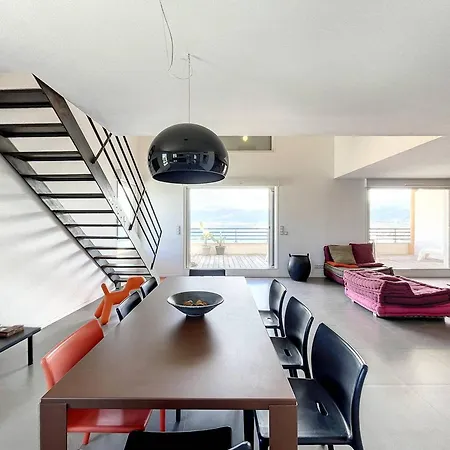 Somptueux Duplex Moderne A Calvi - Terrasse, Salon Cosy, Parentales - Fr-1-719-46 شقة *