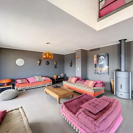 Somptueux Duplex Moderne A Calvi - Terrasse, Salon Cosy, Parentales - Fr-1-719-46 شقة *