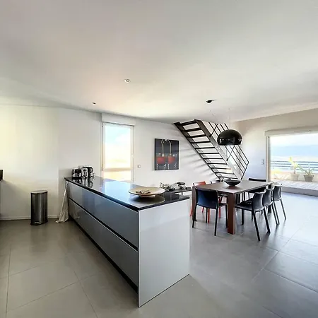 شقة Somptueux Duplex Moderne A Calvi - Terrasse, Salon Cosy, Parentales - Fr-1-719-46